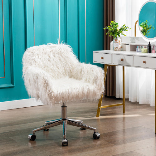 Faux Fur Office Chair