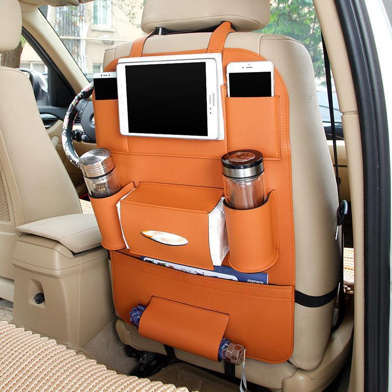 Leather Car Seat Organizer