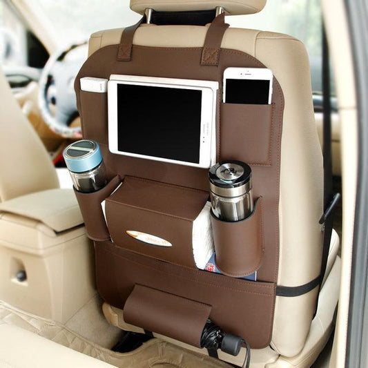 Leather Car Seat Organizer