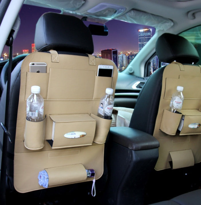 Leather Car Seat Organizer