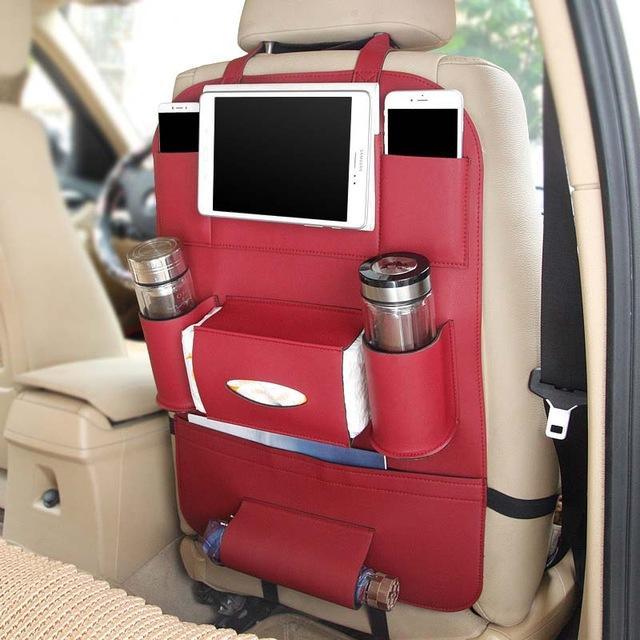 Leather Car Seat Organizer