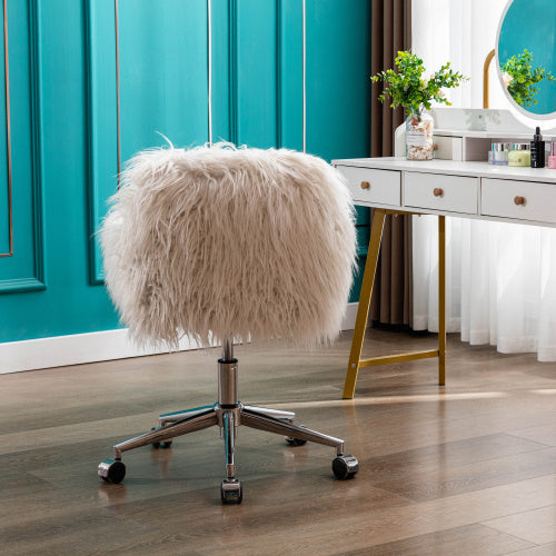 Faux Fur Office Chair